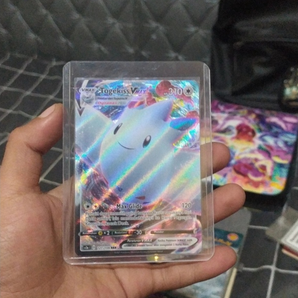 Kartu Pokemon ID Togekiss VMAX - Koleksi Vmax Set a Sc3a 127/159 RRR