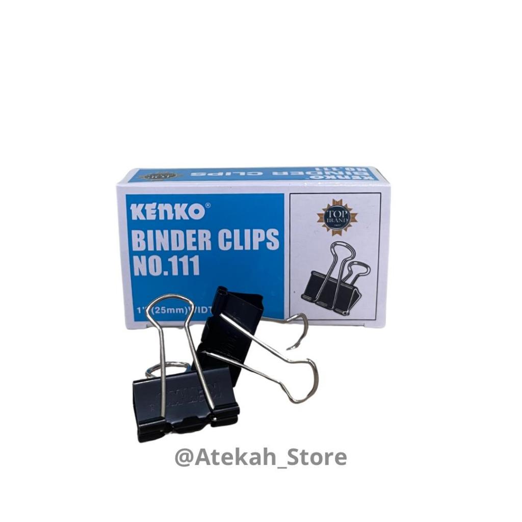 

Kenko Binder Clip No 111 - Klip Kertas Logam untuk Keperluan Kantor dan Sekolah