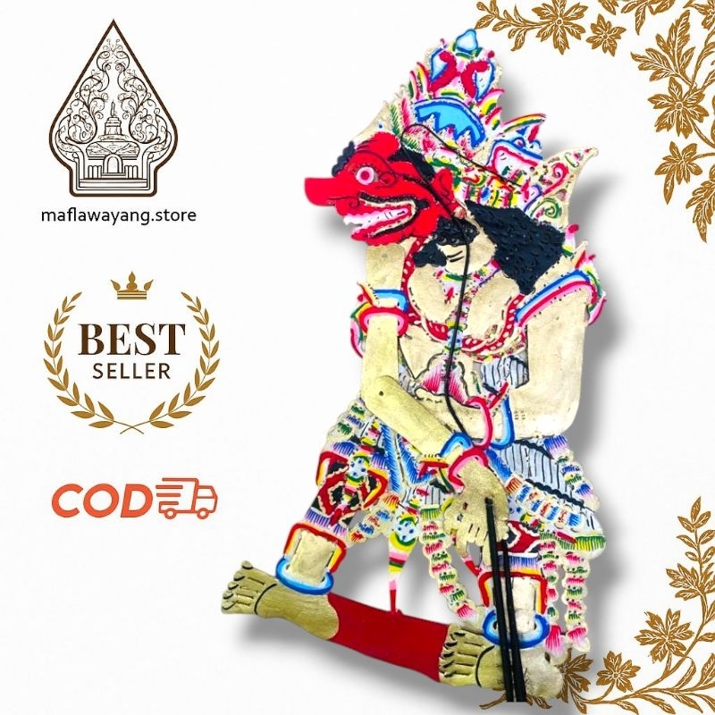 Wayang Kulit Asli Rahwana Standar Dalang