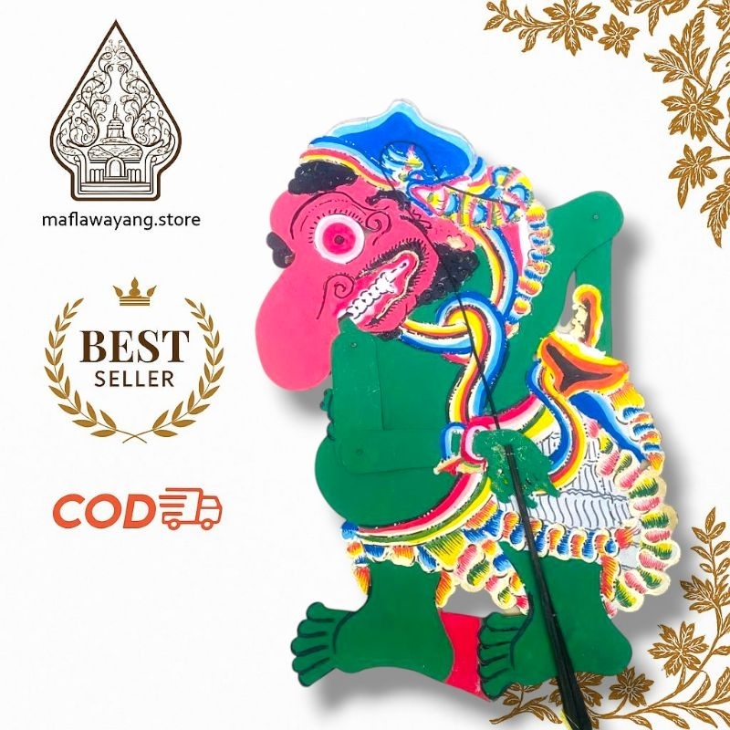 wayang kulit asli buto terong ukuran standar