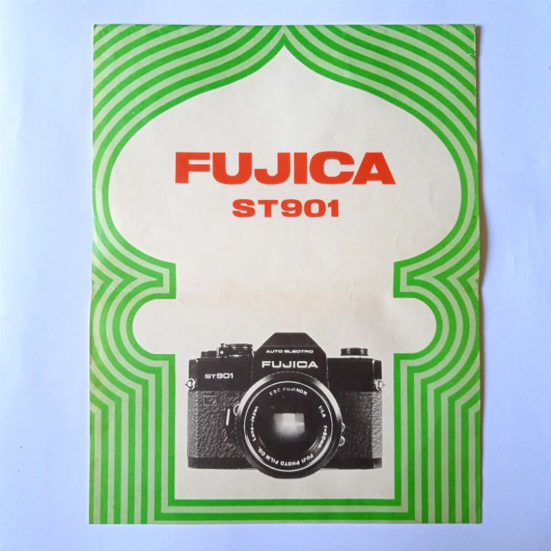 Antik Poster Kertas Iklan Lama Koleksi Fotografi FUJICA ST901 29cm x 38cm Utuh Tua