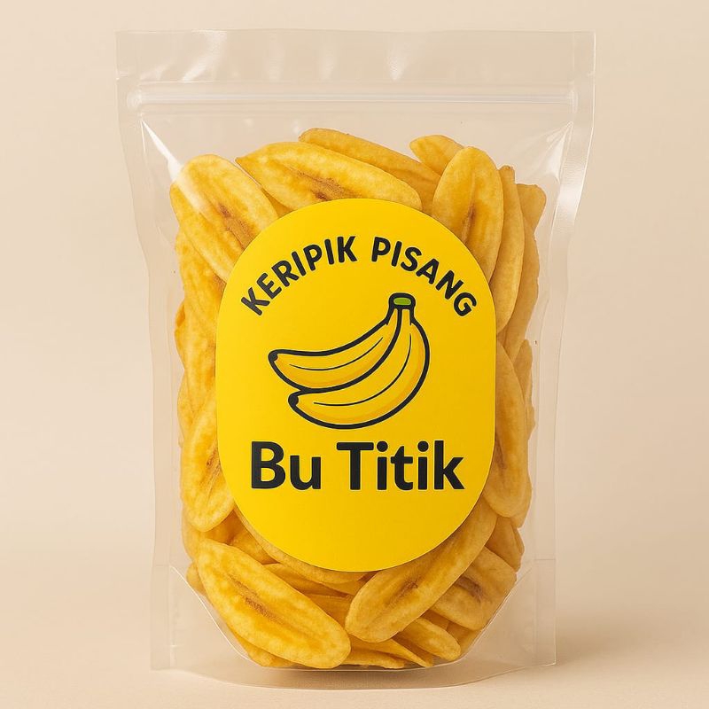 

keripik pisang original, gurih dan nikmat