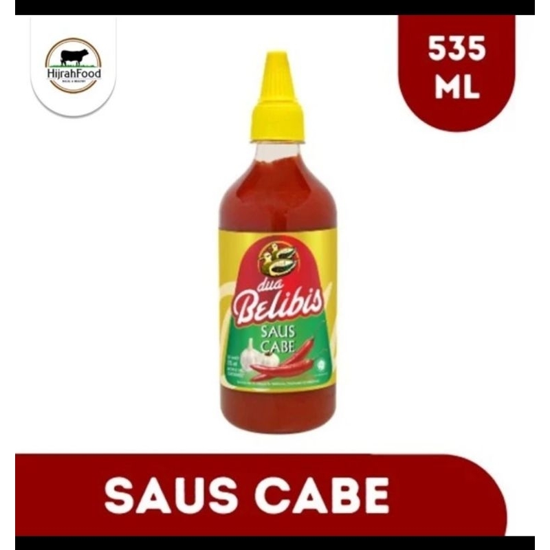 

saus cabe dua belibis kemasan 535ML