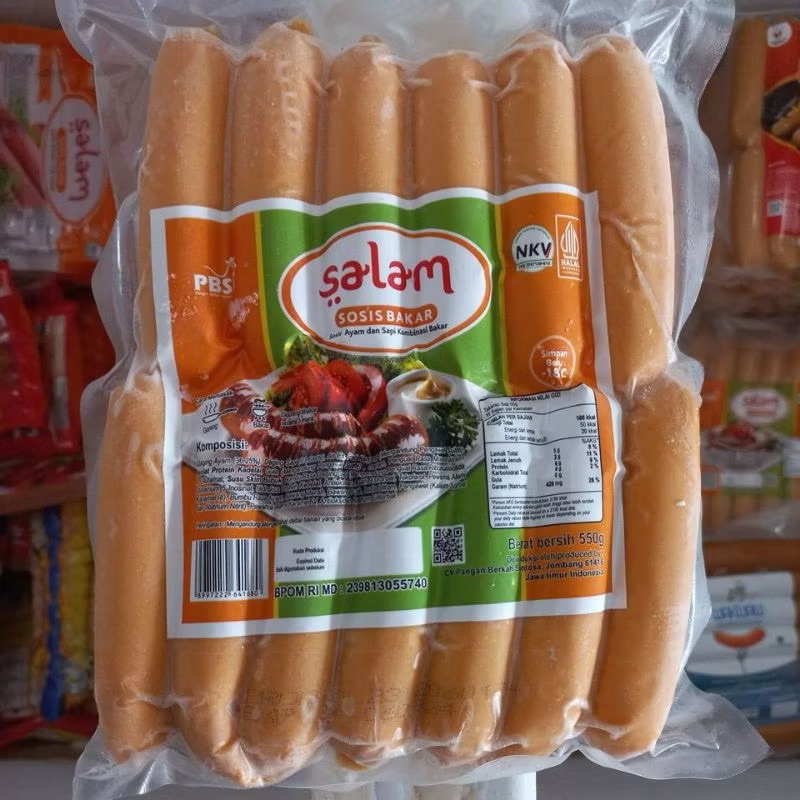 

Salam sosis bakar mini isi 12