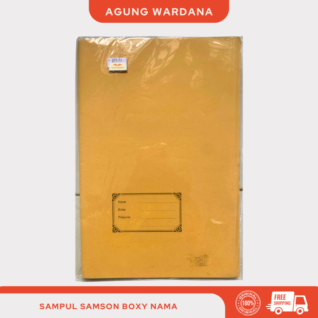 

SAMPUL BUKU COKLAT SAMSON UKURAN BOXY ISI 20 LEMBAR