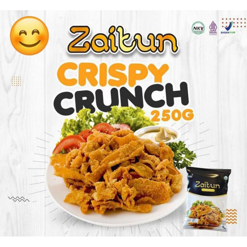 

Zaitun crispy crunch/kulit ayam crispy :250gr