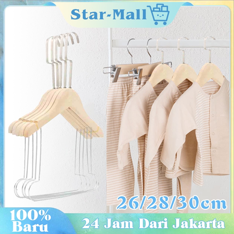 Hanger Anak Setelan Kayu / Kastok Baju Anak Layangan / Hanger Untuk Baju Anak