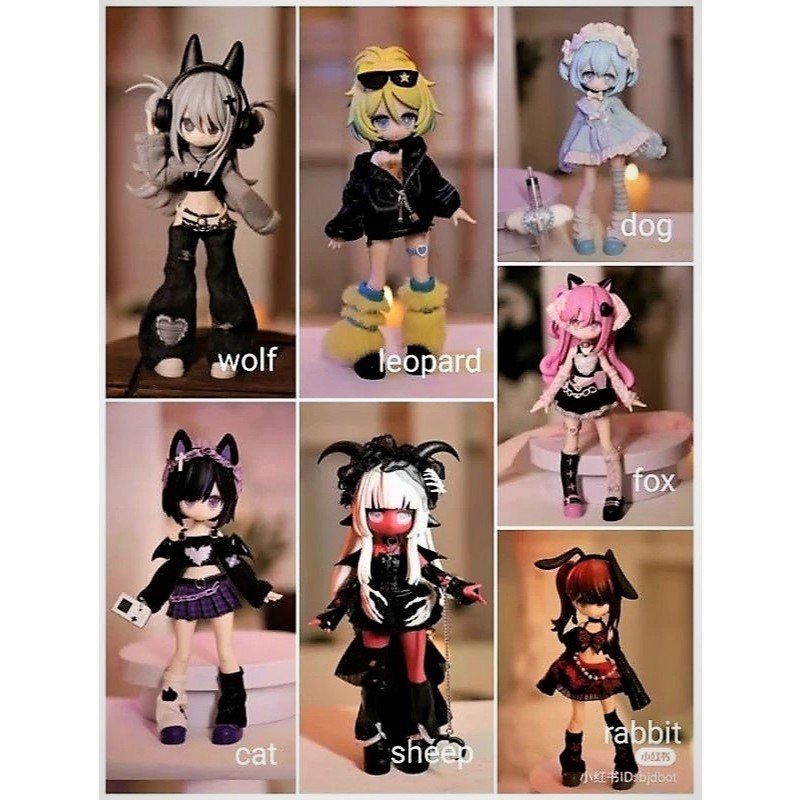 Ten Thousand Escape Plans BJD Blind Box Cute Jointed Doll Action Figure
