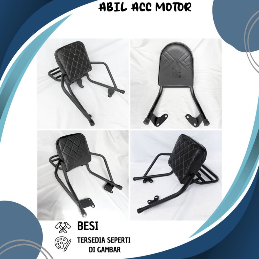 SANDARAN SENDERAN JOK BELAKANG MOTOR ALL BEAT STREET DELUXE FI KARBU SENDERAN JOK MOTOR SCOOPY NMAX 