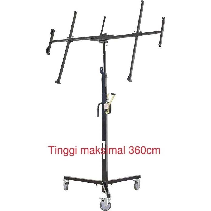 Alat bantu pasang plafon GRC Gypsum / Drywall lift panel