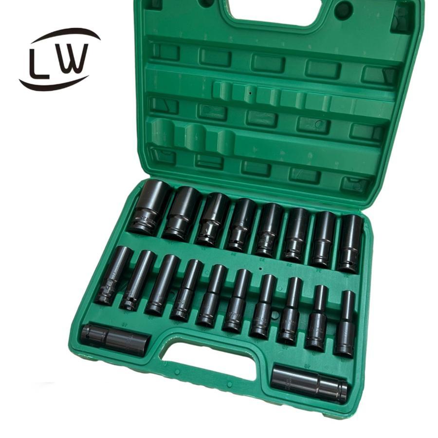 MATA KUNCI SOK IMPACT DRIVER SOCKET SLEEVE IMPACT WRENCH 1 SET 20 PCS