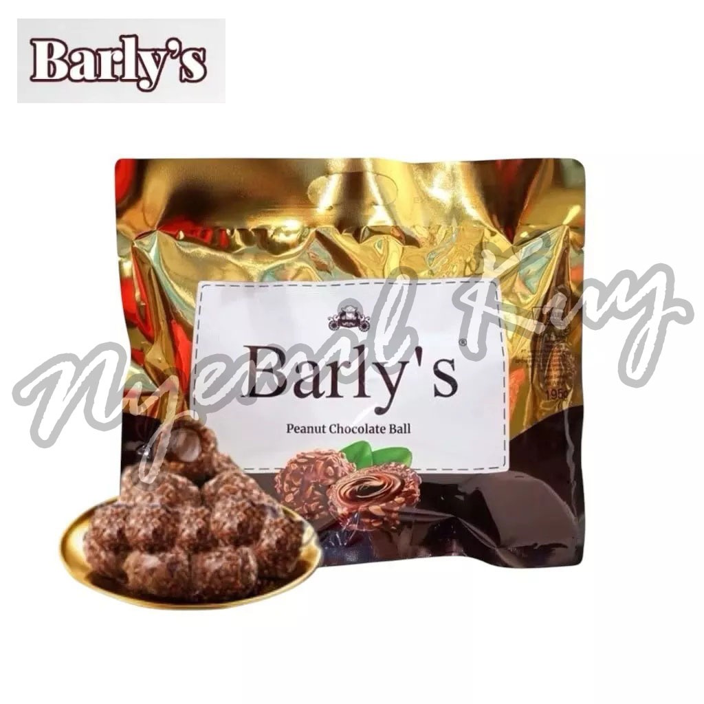 

Barly's Peanut Chocolate Ball Premium - Cokelat Bulat dilapisi Kacang Tanah - Wafer Coklat Imitasi dengan Kacang 195g