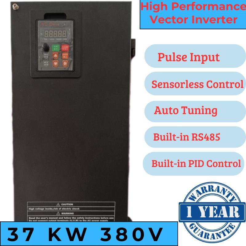 Inverter 37KW 37 KW 380V 3Phase Inverter 50HP Invt VFD Motor Dinamo 50 HP 3 Phase inverter Ottonics 