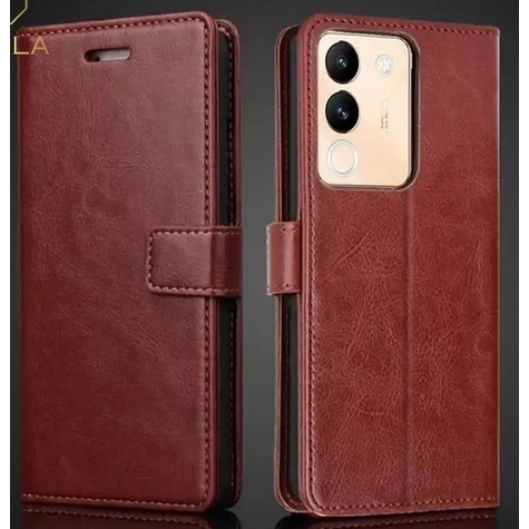 Vivo Y29 4G Vivo Y29 5G Flip Cover Case Leather Wallet Sarung Vivo Y29 4G Vivo Y29 5G