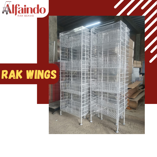 Alfaindo Rak Wings / Bekas rekondisi / Untuk Toko/Minimarket Termurah Se-Jawa tengah/ FREE ONGKIR