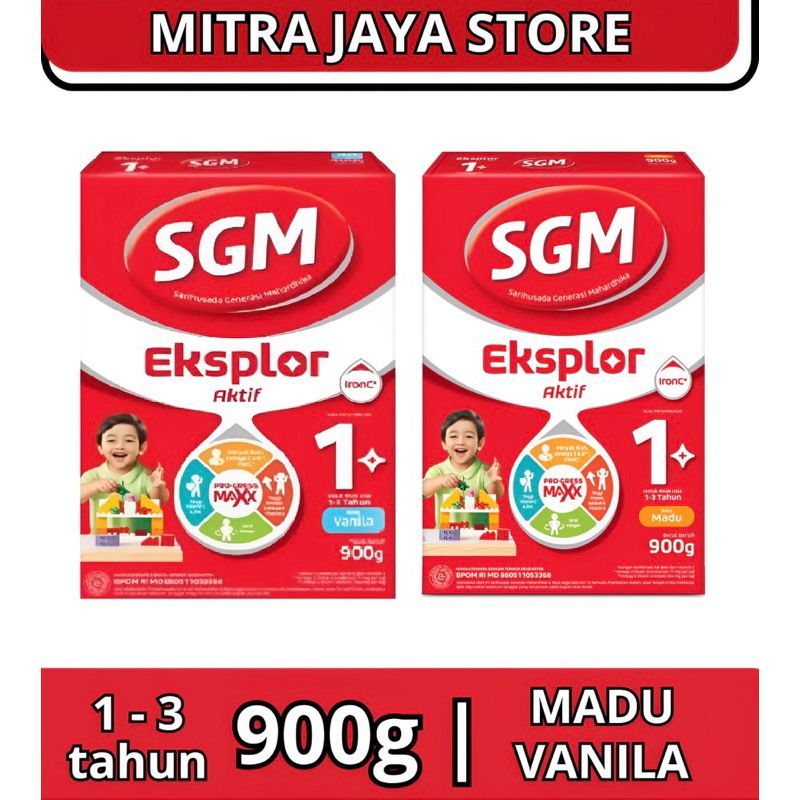 

SGM Eksplor 1+ Susu Pertumbuhan 900 Gr MADU & VANILA