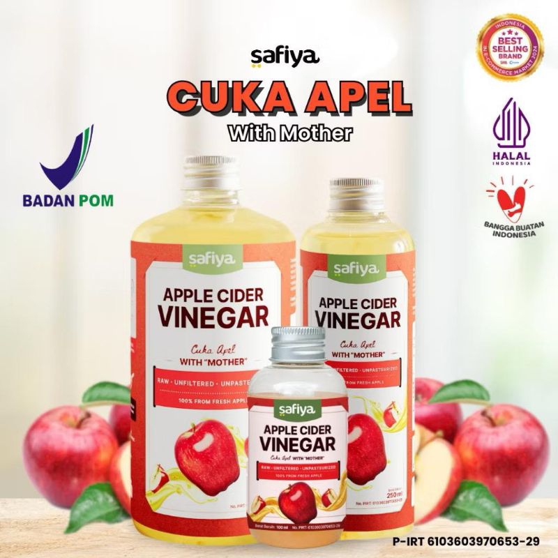 

CUKA APEL SAFIYA|| CUKA APEL WITH MOTHER 500ML BY SAFIYA