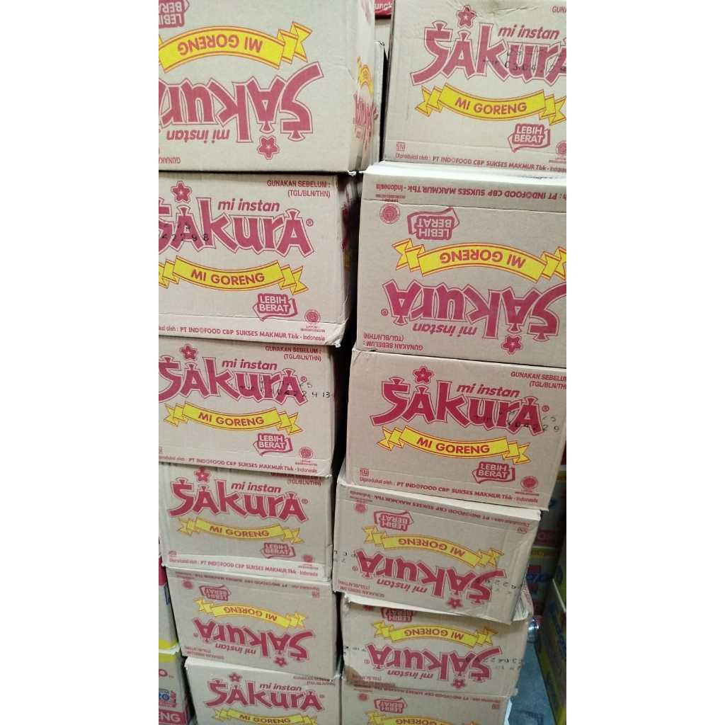 

1 dus MIE SAKURA 60GR indomie mie murah enak mie jadul legend 2rban
