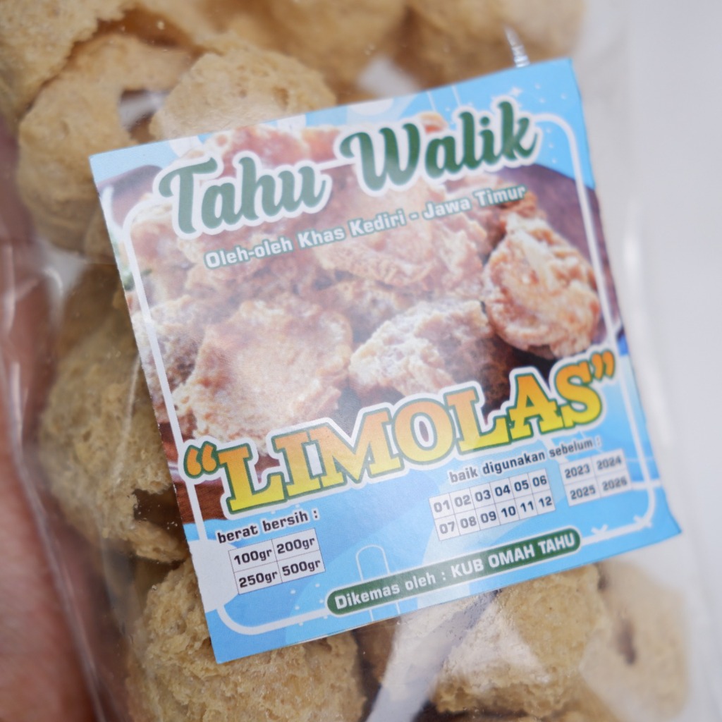 

Keripik Tahu Walik Renyah Limolas 100gr Oleh-Oleh Khas Kediri