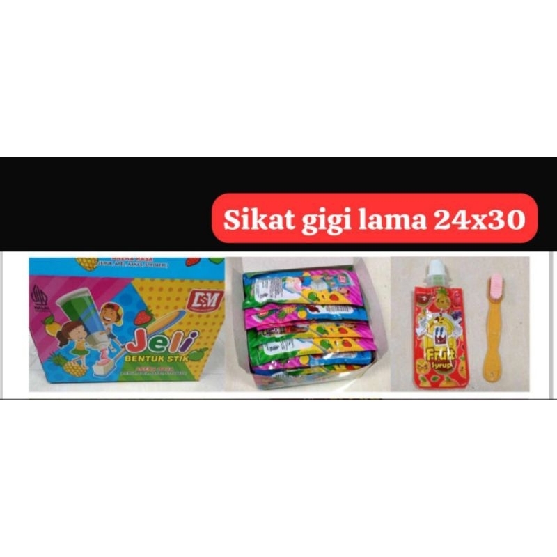 

jeli bentuk sikat GiGi baru Dsm 30bpcs