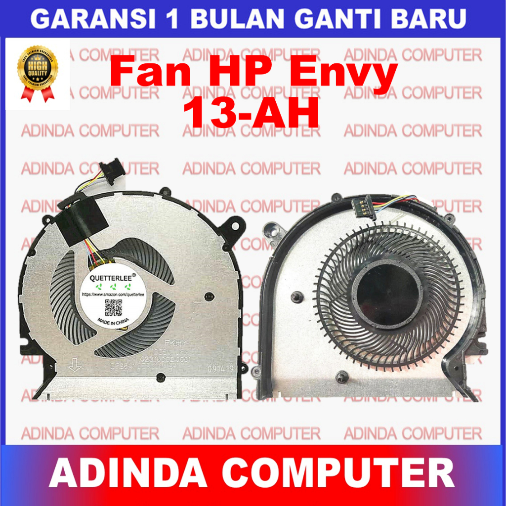 Kipas Fan HP Envy 13-AH 13-AH0010NR 13-AH0034CL 13-AH0051WM 13-AH100 13-AH1025CL 13-AH200 13T-AH000 