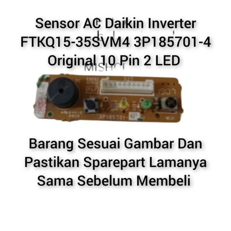 Sensor AC Daikin Inverter FTKQ 15-35 SVM4 3P185701-4 10 Pin Original