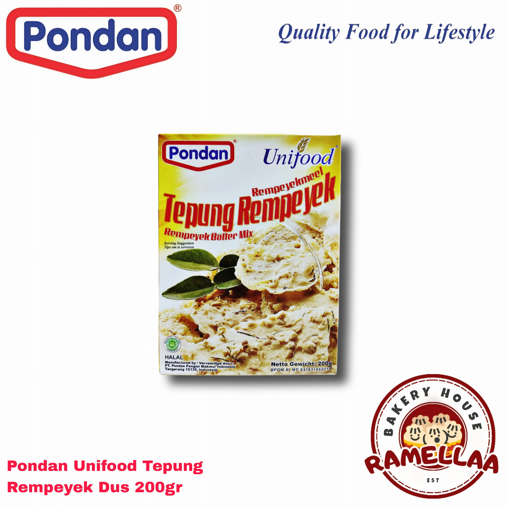 

Pondan Unifood Tepung Rempeyek 200gr