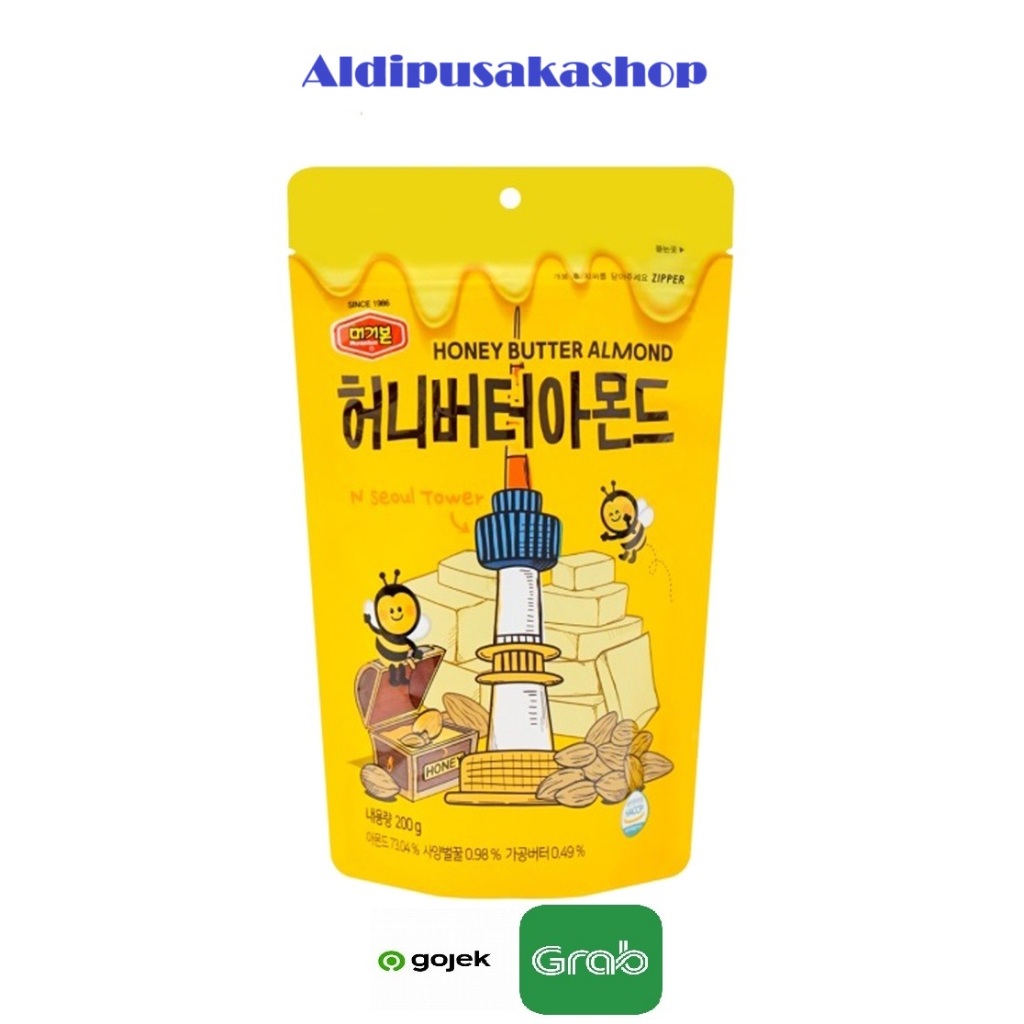 

Murgerbon Honey Butter Almond - 200g Made In Korea