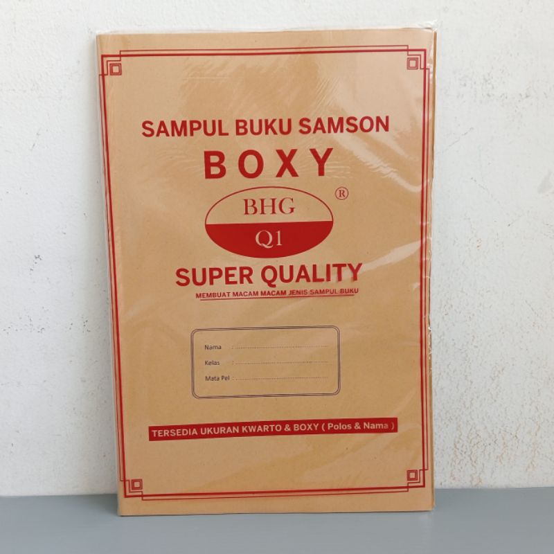 

SAMPUL BUKU COKLAT BERMOTIF NAMA UKURAN BOXY ( 20 LEMBAR )