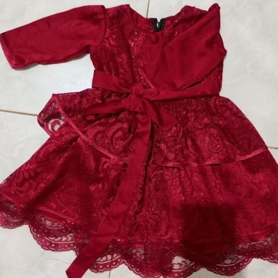 DRESS PESTA ANAK 1-2 TAHUN PRELOVED