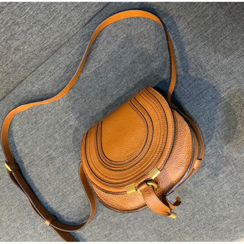 Chloe Nano Mercie Saddle Bag, 100% authentic original calfskin preloved second