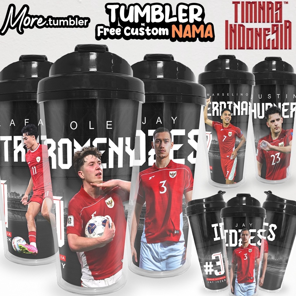 KODE I95A Tumbler Timnas INDONESIA  Merchandise Timnas INDONESIA Garuda  Botol Minum  Type P