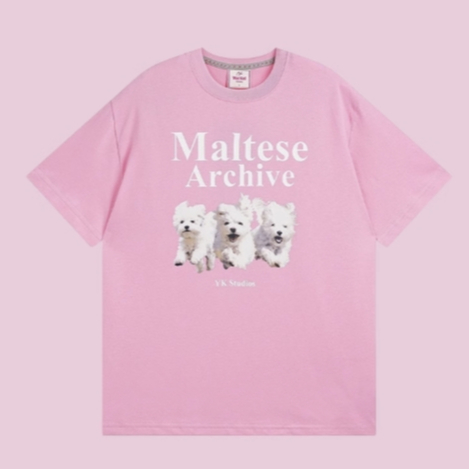 Wai Kei Maltese Archive Short Sleeve T-shirt WK2543