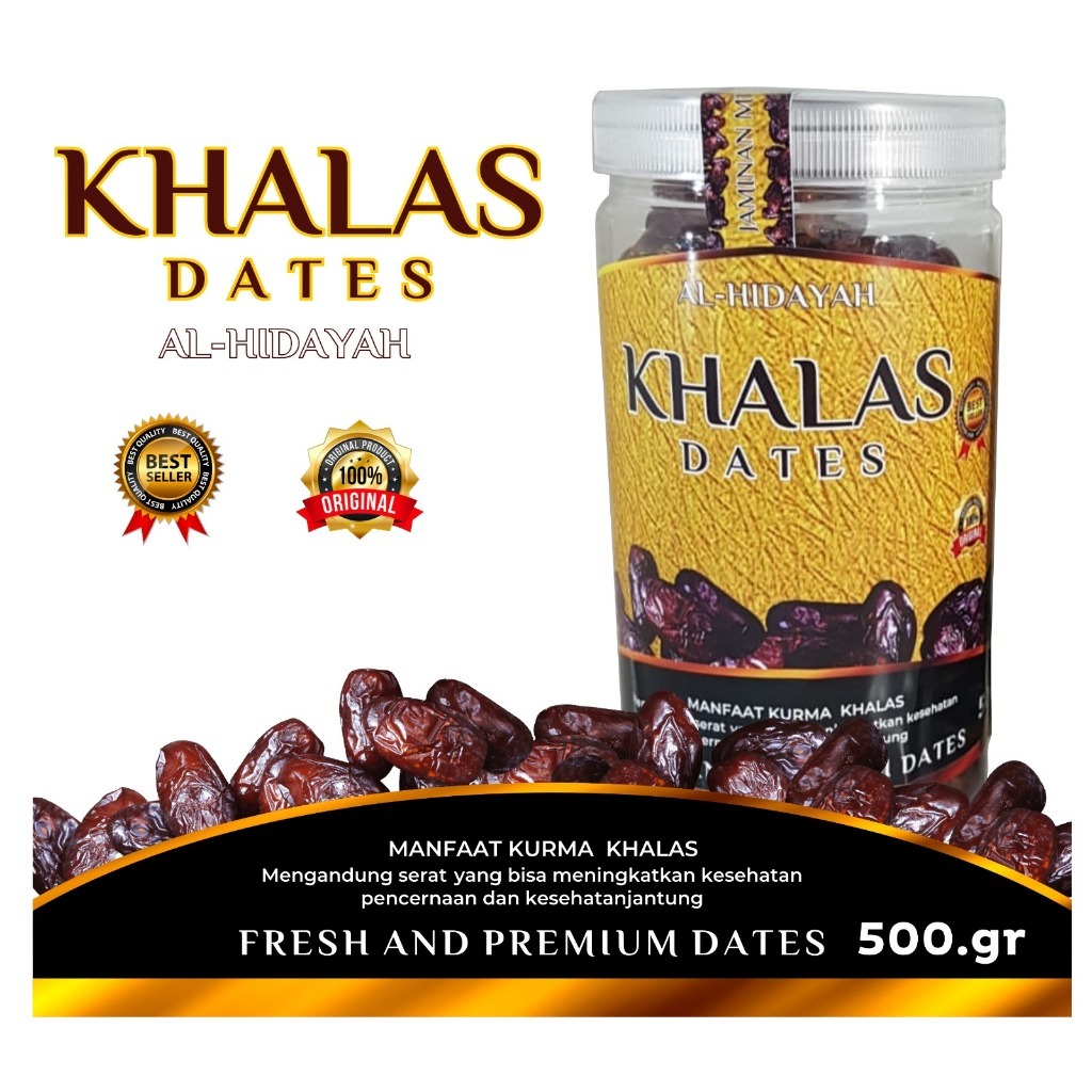 

KURMA KHALAS DATES 500 GR
