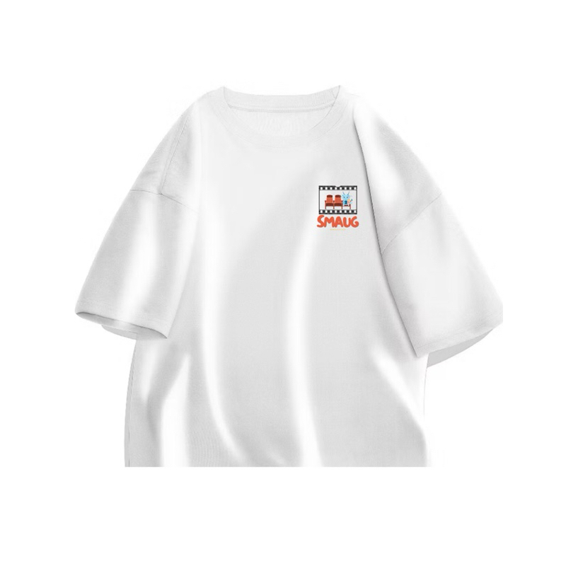 T-shirt Oversize SMAUG – Karakter Naga Imut | Kaos Kartun Unik | Lucu | Kaos