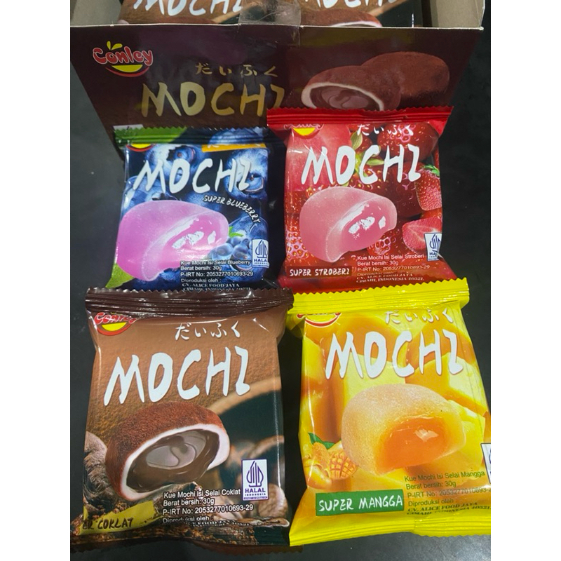 

mochi conley coklat super campur rasa