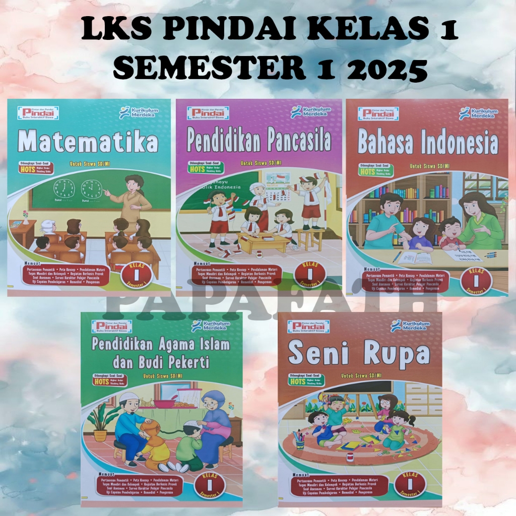 LKS PINDAI SD/MI KLS.1 -Kurikulum Merdeka (cetakan 2025)