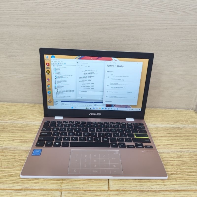 Notebook Second Asus Vivobook E210ma Celeron n4020 Ram 4gb Ssd 256gb Hd