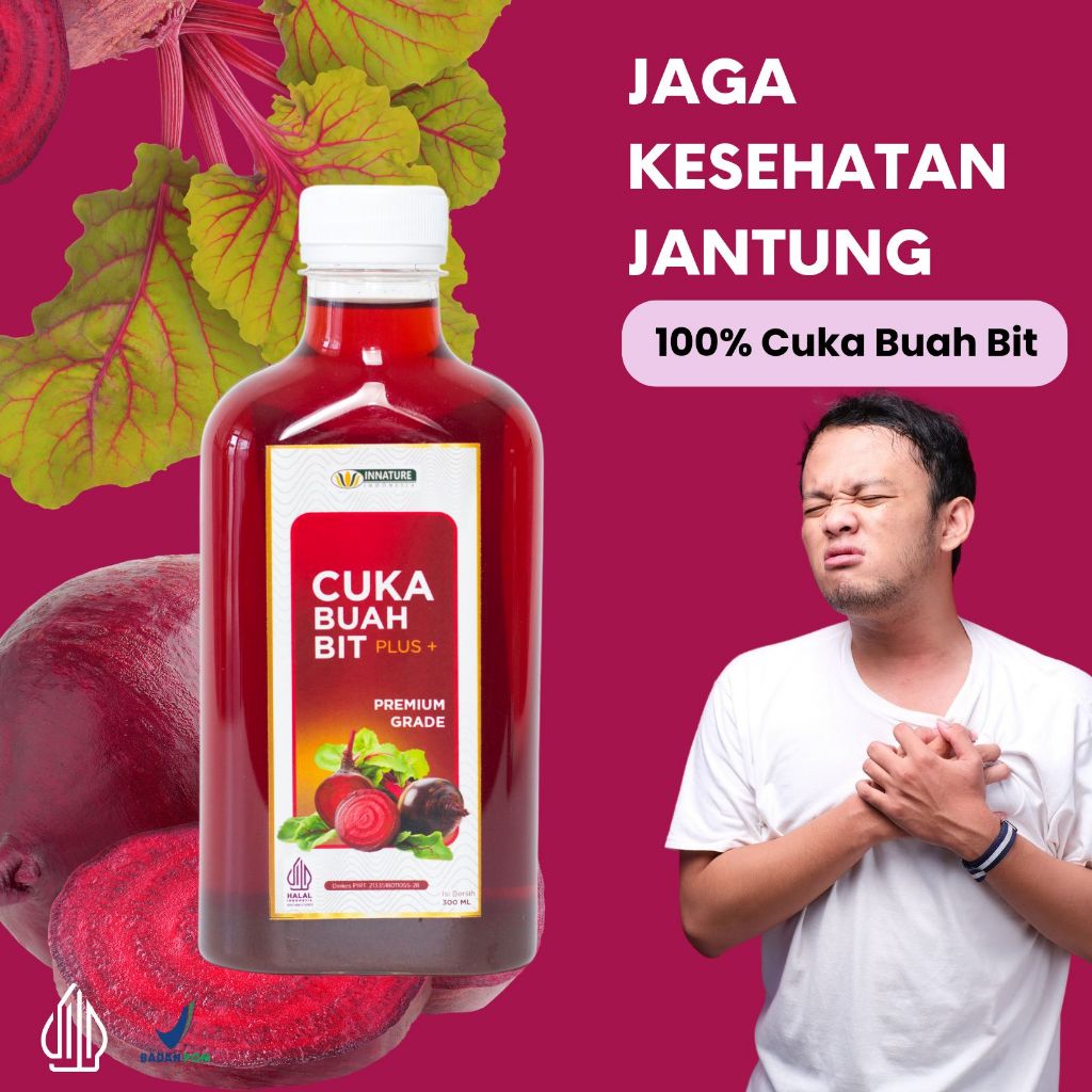 

Cuka Bit Innature buah bit Original 100% Mejaga Kesehatan Jantung Penambah Darah Alami Menetralkan tekanan Darah bukan bitovin