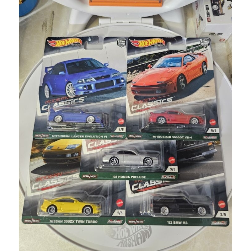Hot Wheels Premium 2021 Car Culture Modern Classics | Nissan 300ZX Twin Turbo '92 BMW M3 '98 Honda P