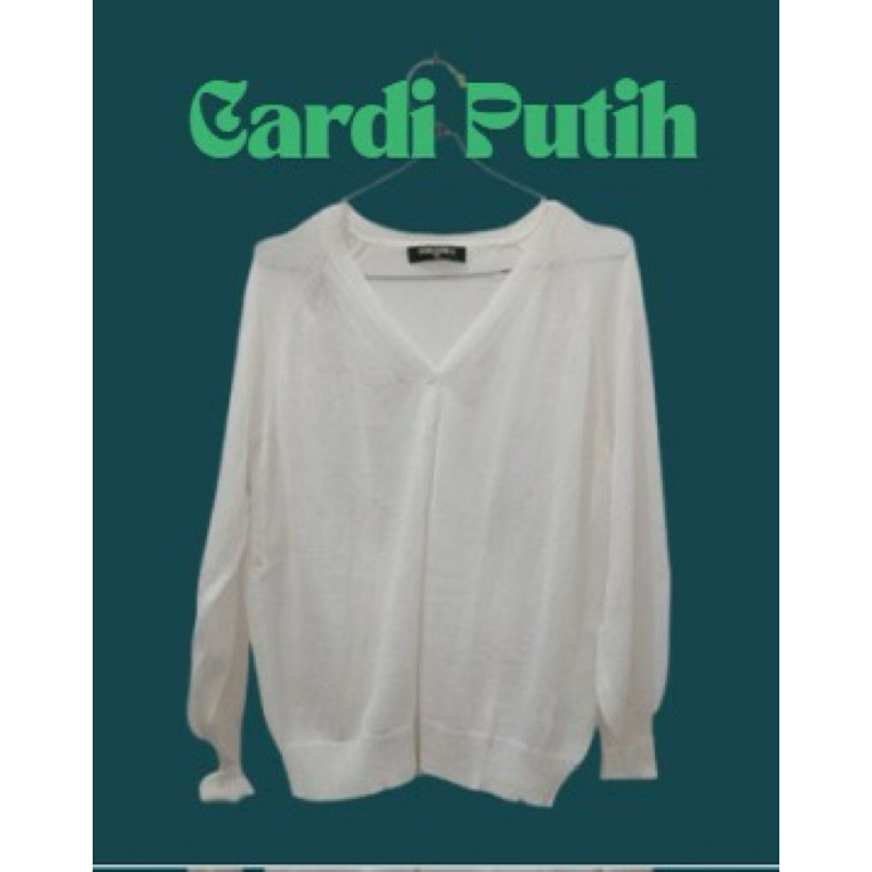 Preloved Cardigan Putih