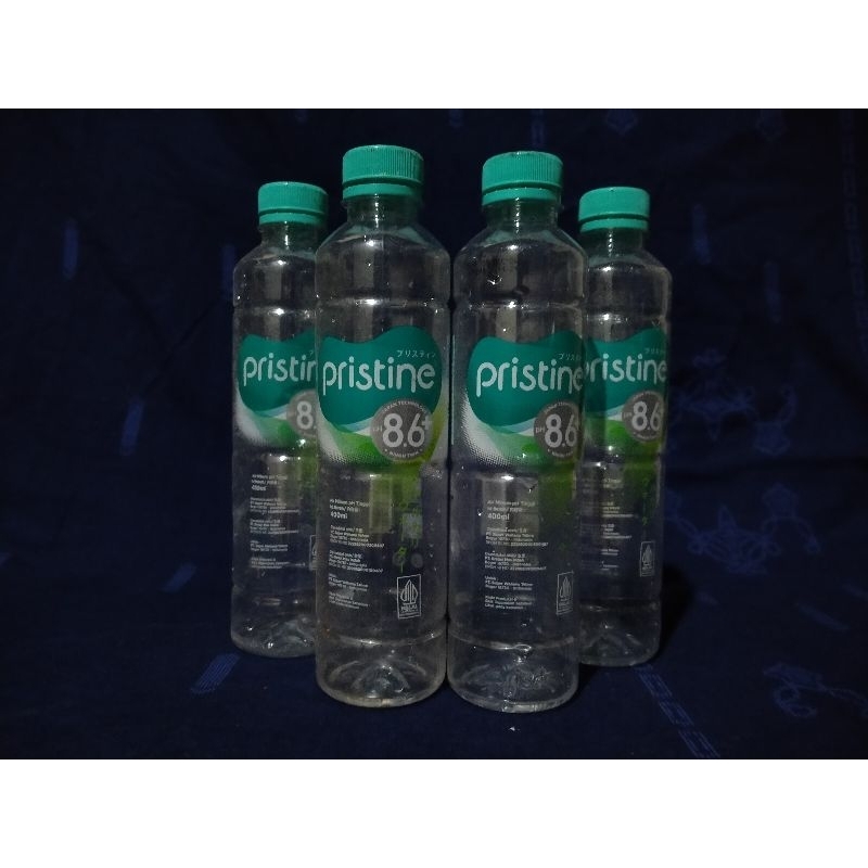 

Botol Air Mineral Pristine 400ml Bekas
