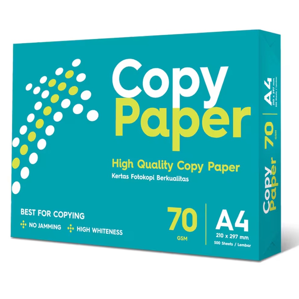 

KODE W44T Copy Paper Kertas HVS A4 75 Gr 1 Rim 5 Lembar