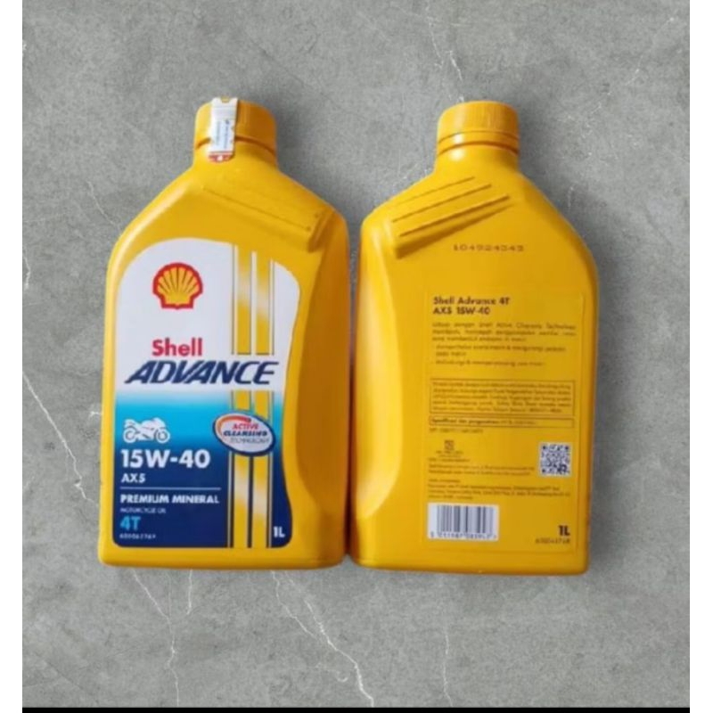 oli shell advance ax5 1.Liter 15W-40