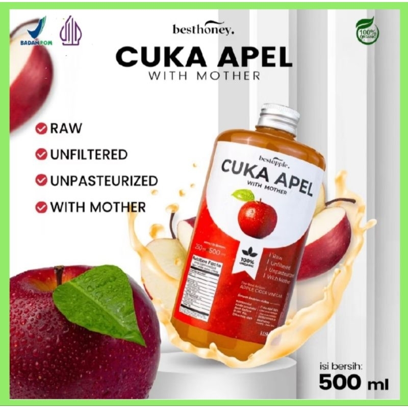 

Best Honey Cuka Apel With Mothers | Bestapple cuka apel| 250 Ml/ 500 Ml