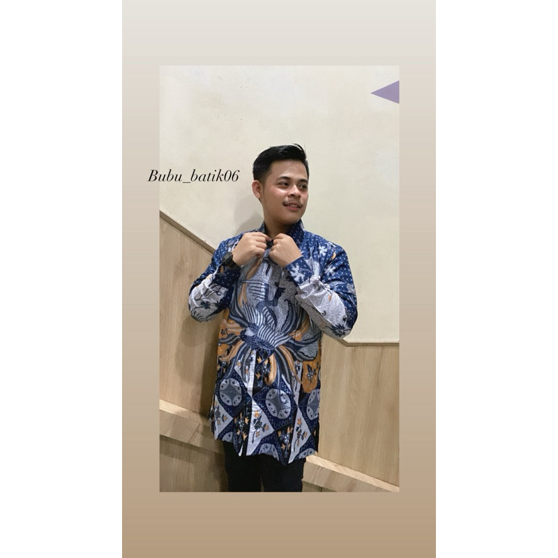 Batik Adinata Lengan panjang bahan katun solo