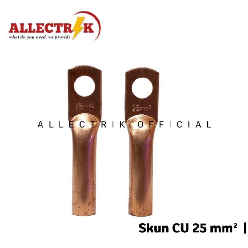 Skun Kabel Cu Tembaga 25 mm / Skun DTG 25 mm