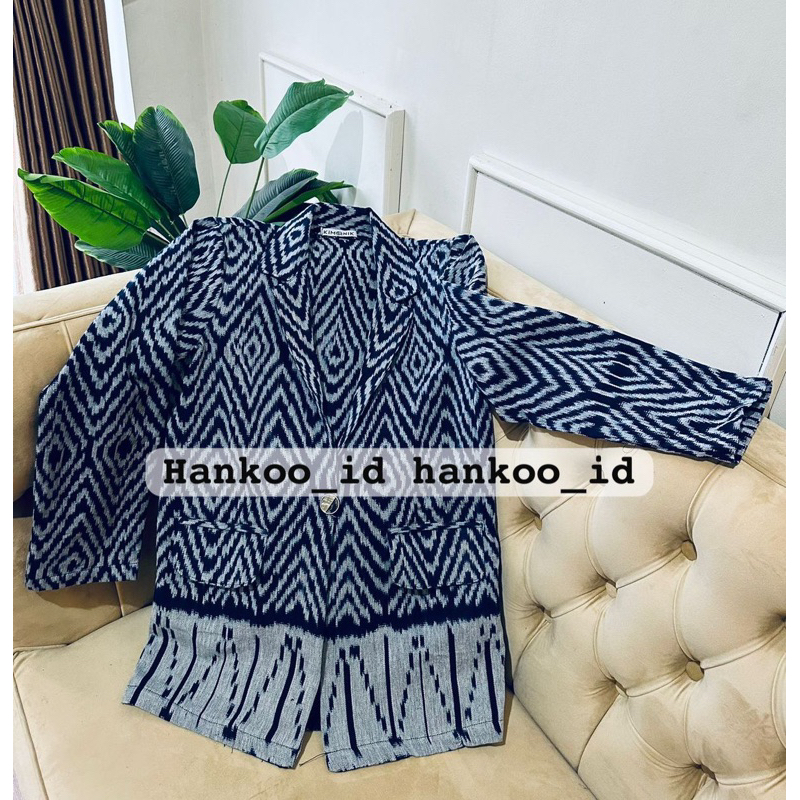 BIANKA BLAZER TENUN - BAJU TENUN - BLAZER - OUTER TENUN