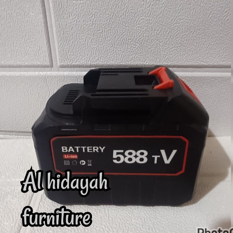 BATTERY Li-ion, BATERAI WRENCH CORDLES 588 tVBATERAI BOR IMPACT WRENCH CORDLES  BATTERY 15 Cell IRON