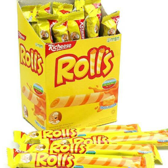 

Nabati Roll Wafer Stick Box isi 20 pcs Cokelat Keju